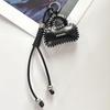 Leather Bag Pendant PU Leather Mini Bag Charm with Hand-Woven Rope