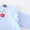 European Style Girls' Polka Dot Princess Dress - Autumn Embroidered Long Sleeve Skirt