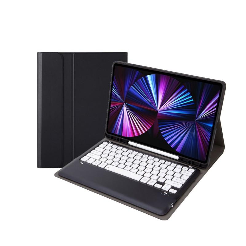 IPad Pro 12.9 Inch Case With Touch Keyboard Pencil Holder Bluetooth Cover 2020 2021