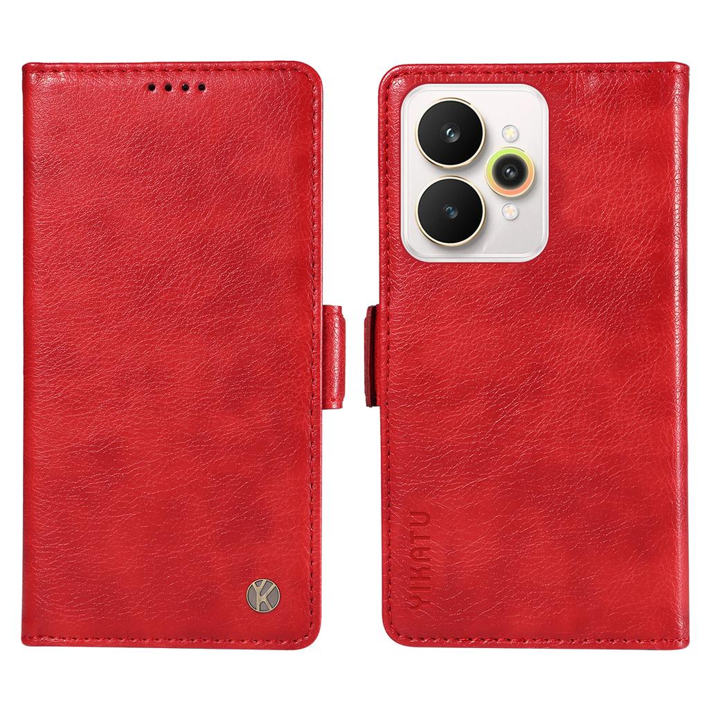 For Realme 15 Pro 5G/Realme 15 5G Case YIKATU YK-007 Litchi Texture PU Leather Wallet Phone Cover