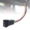 4 Pole 12V Push Button Switch with LED Background Indicator Light for Fog Light DRL LED Light Bar for Camry Tacoma Prado