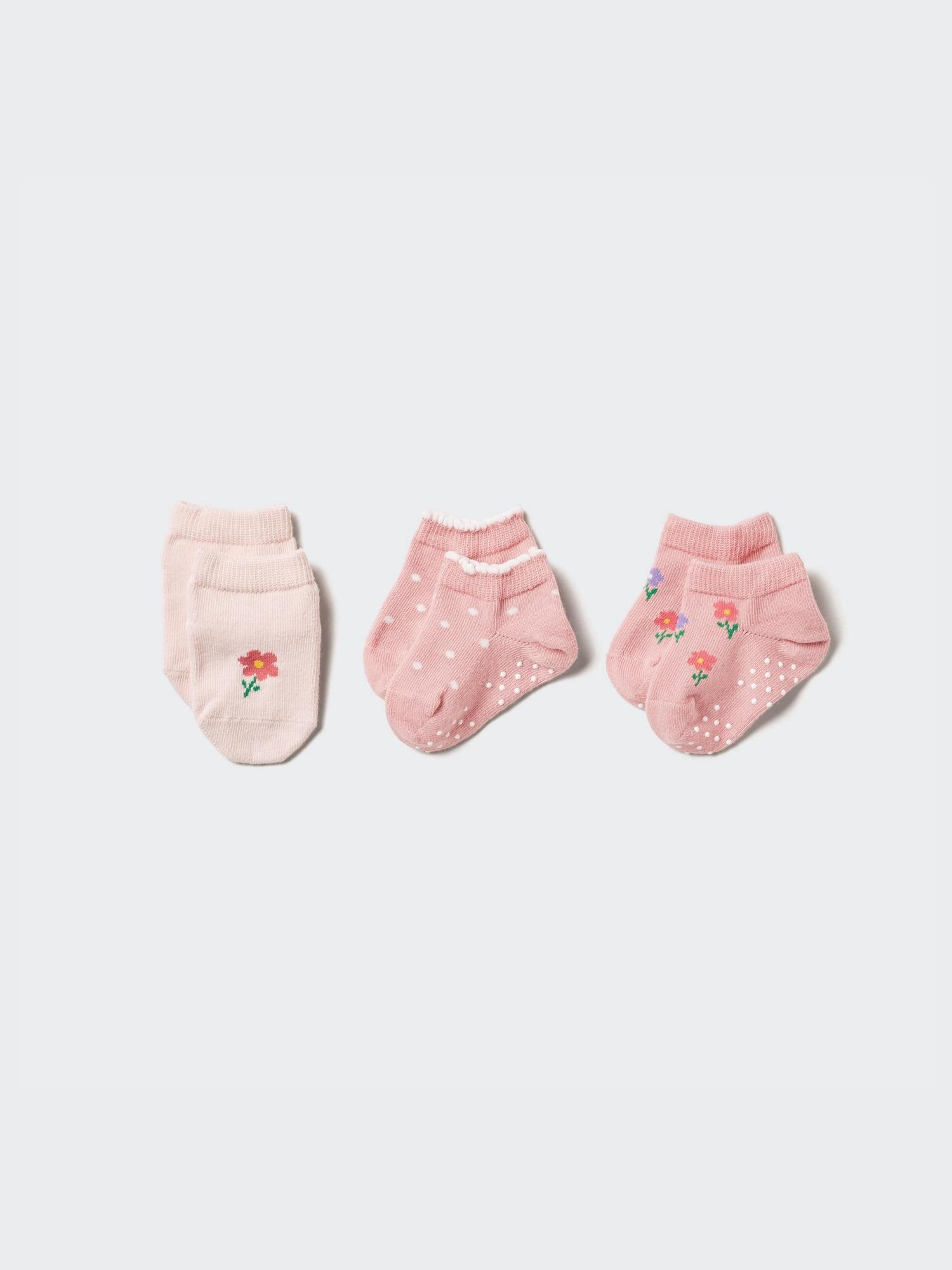 

Uniqlo Japan Short Socks 3 Pair Set 12 PINK/1215