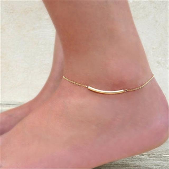 Trendy Jewelry Female Anklets Barefoot Crochet Sandals Foot Jewelry Leg New Anklets On Foot Ankle Bracelets For Women Leg Chain