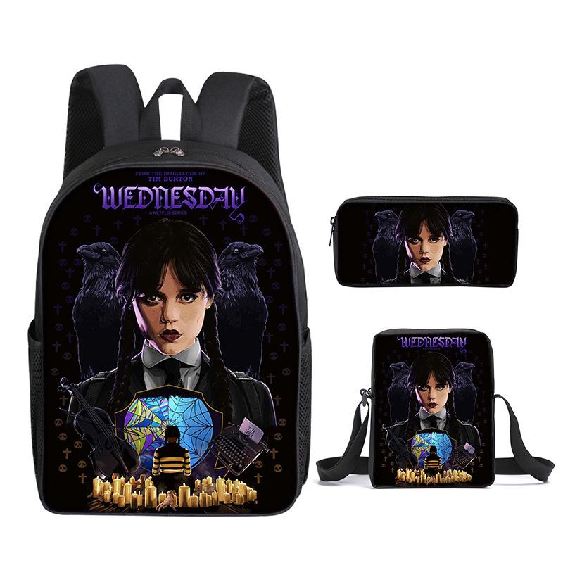 Mochila Escolar para Primaria Bolso Estuche Set de Tres Piezas