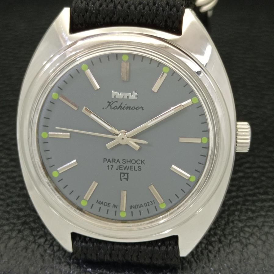 CLASSIC HMT MANUAL WINDING MENS GREY DIAL WRIST WATCH A426482-2
