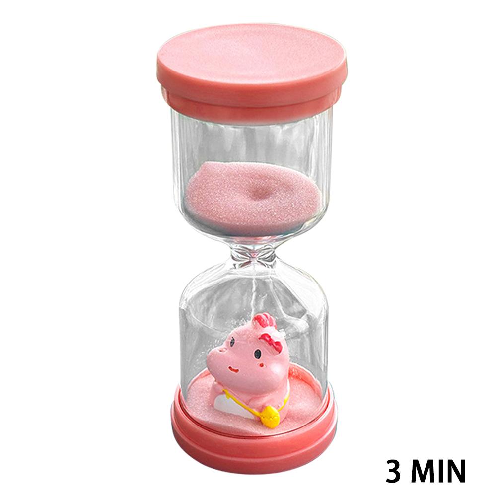 3/5/10/15/30 Mins Cartoon Sand Timer,Creative Plastic Hourglass Timer for Kids,Colorful Shatterproof Sand Clock for Game Timing