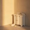 Dollhouse Basin with Cabinet Wooden for Diorama Hobbyists