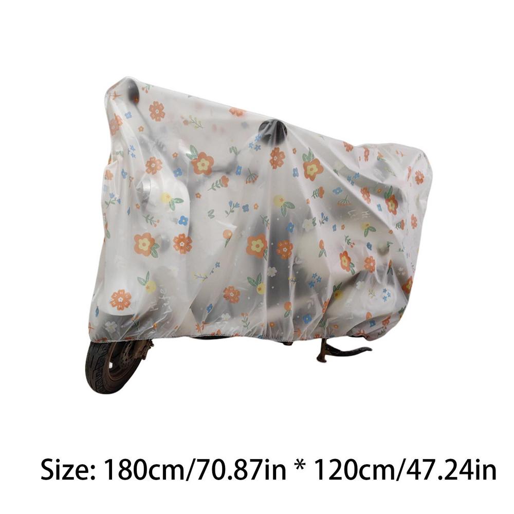 

Motorcycle Rain Cover Scooter Rain Cover Outdoor Motorcycle Cover Sun Outdoor Protection Scooter Shelter Cute Cartoon Pattern