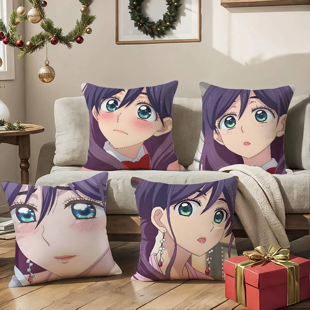 K-Kiss Him Not Me Pillow Case Anti-dustmite Pillowcase Invisible zipper silky Sofa cushion cover