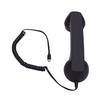 Retro Phone Handset Type C Wired Telephone Handset Handheld Receiver with Mic and Speaker for Conference Call