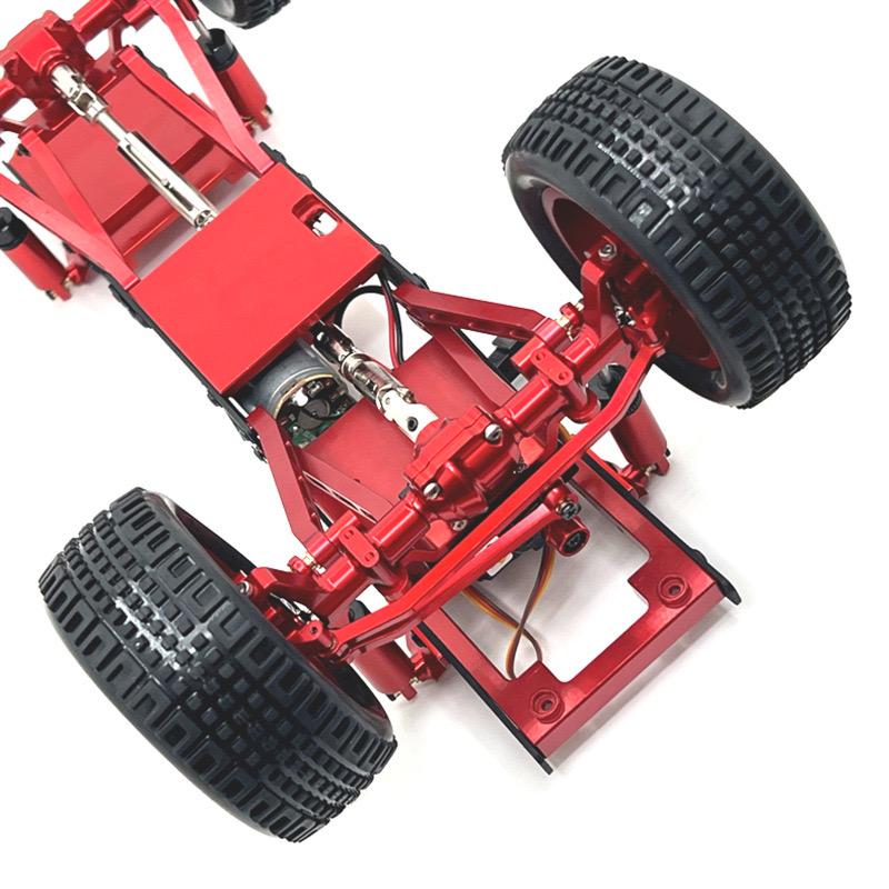 Metal Upgrade 12mm Connector Front and Rear Door Bridge Assembly For MN Model 1/12 MN168 RC Car Parts