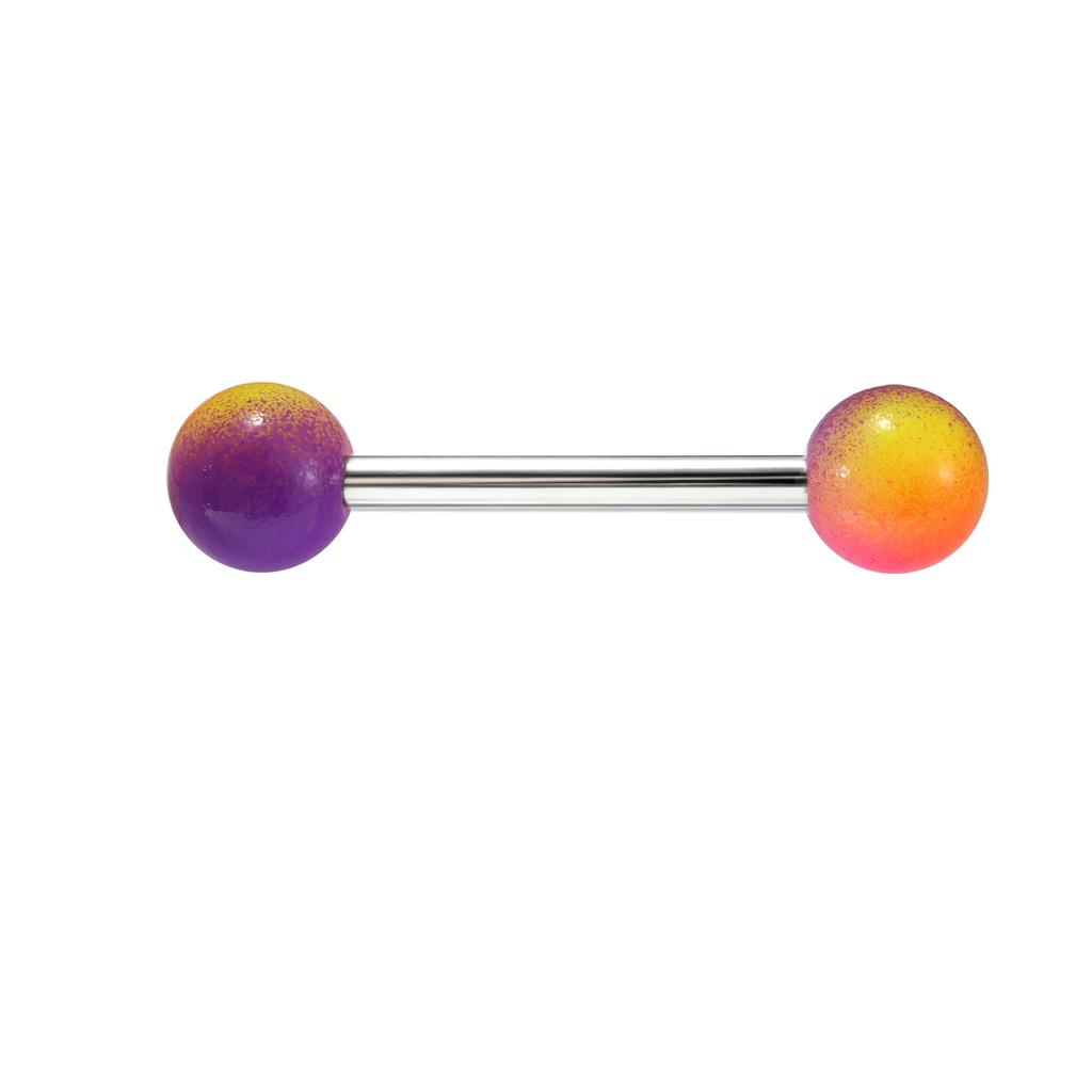 6Pcs Acrylic tongue stud jewelry, body piercing jewelry, body ornaments