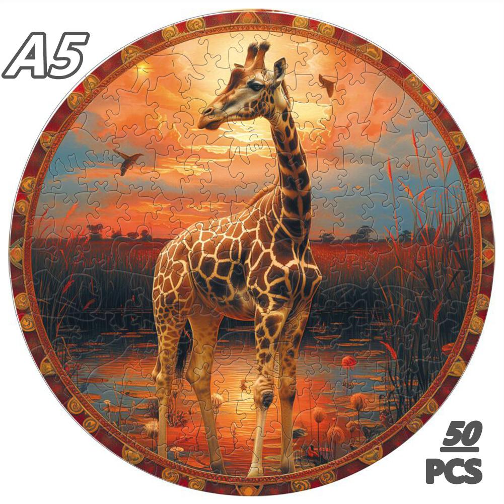Unique Jigsaw Animal Wooden Puzzles For Adults Kids Mysterious Lion 3d Puzzle Gift Interactive Games Toy Educational Fabulous