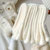 Mink Velvet Socks for Women Autumn and Winter Thickened Velvet Warm Home Sleep Socks Women's Mid-tube Socks