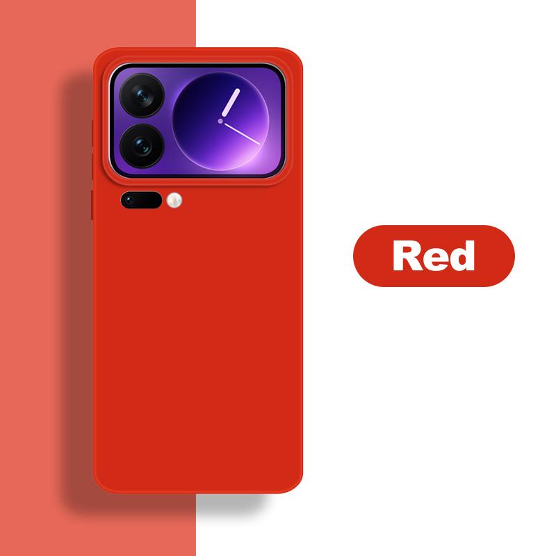 

Чехол для Xiaomi 17 Pro Max Чехол для Xiaomi 17 Pro Max Мягкий Жидкий Силиконовый Бампер Защитные Чехлы для Телефона Для Xiaomi Mi 17 Funda Xiaomi 17 pro красный