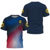Summer Round Neck 3D BUFF Print Top Fashionable Casual Sport Short Sleeved Men's T-shirts