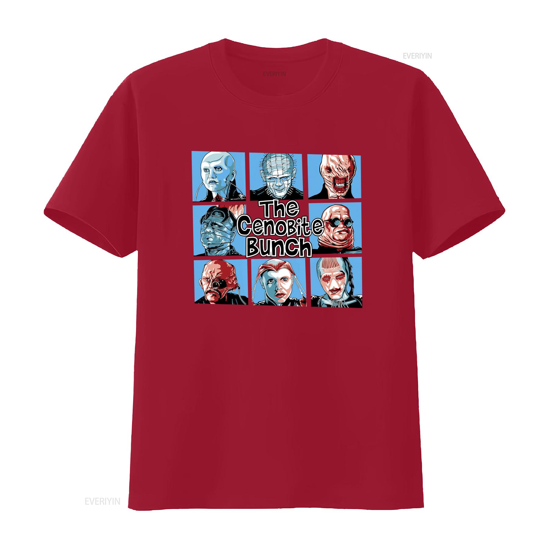 HELLRAISER MOVIE T SHIRT Cenobite Bunch Print Pinhead Butterball Angelique Design White vintage Washed Versatile Soft graphic S