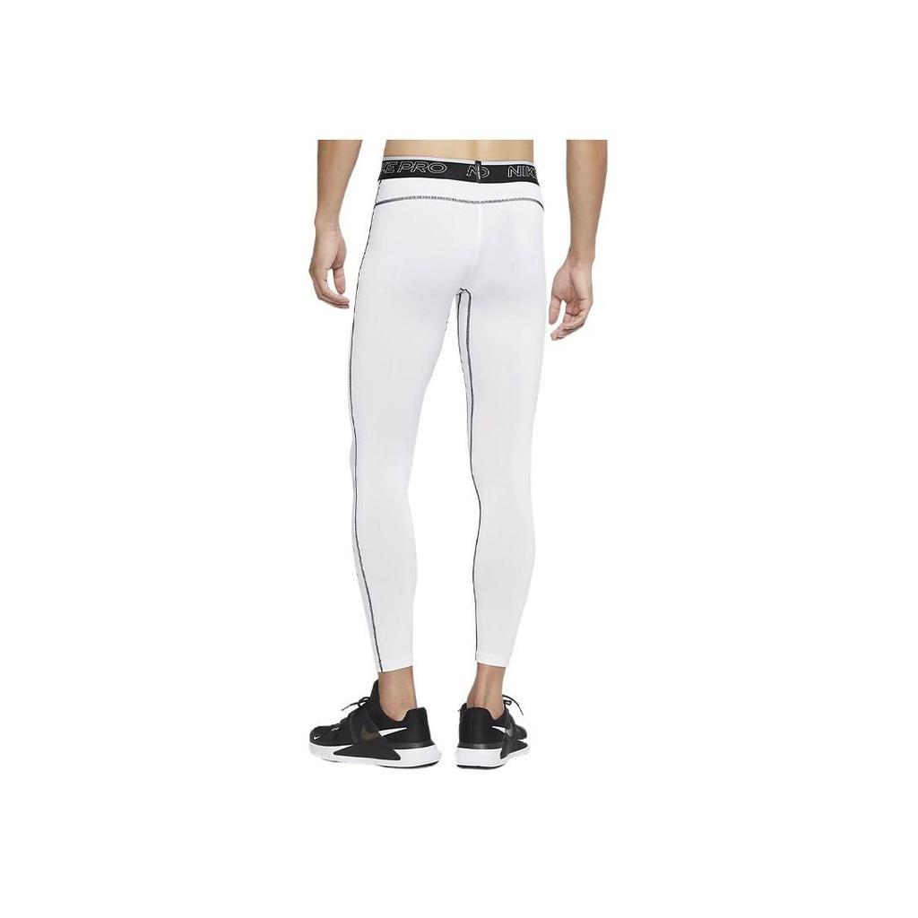 Nike Pro Dri-Fit Tight Fit Training Compression Tights Men's White DD1914-100