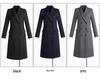 Women's Professional Mid-Length Wool Coat for Winter Workwear