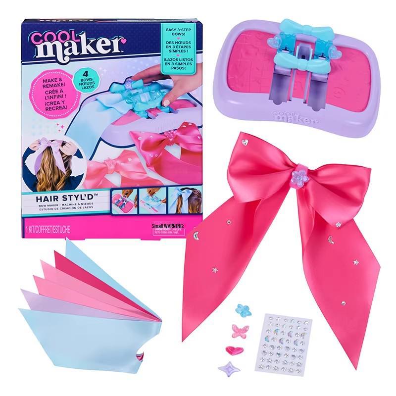 

Cool Me Hair Styling DIY Bow Maker Kit for Girls – Creative Handmade Hair Accessories Toy