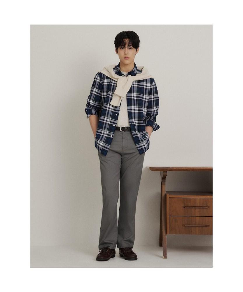 Binpolmen Pigment Washed Comfort Fit Chino Pants Grey