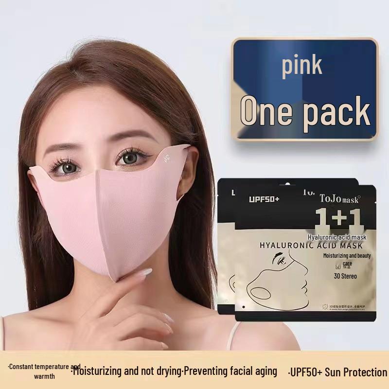 Ice Silk Anti-UV Facekini: Breathable Summer Cycling Sun Protective Mask