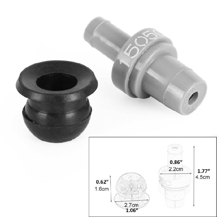 Replacement PCV Valves Auto Part Easy Installation Positive Crankcase Ventilation Valves for 1993-1997 1.8L 1.6L