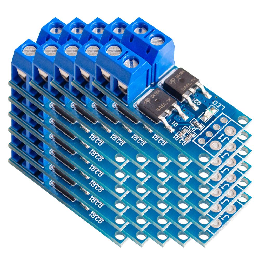 30-1PCS DC 5V-36V PWM Motor Speed Controller MOSFET 15A/30A High Power MOSFET Switch Module for LED/Motor/Pump Control 0-20KHz