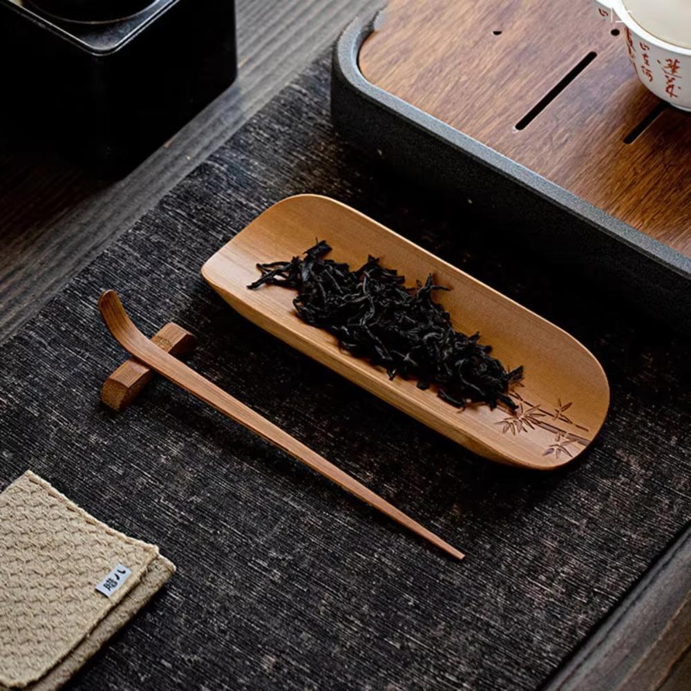 Traditional Tea Tool Set Chinese Tea Scraper Cha Ze Tea Rack  Home