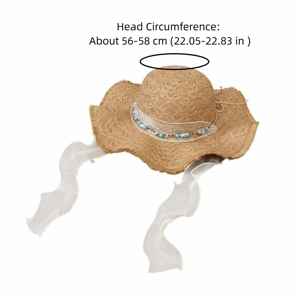 Breathable Vacation Beach Cap Lightweight with Turquoise Big Brimmed Straw Hat Sombrero Sunshade Topi Woven Sun Cap Daily