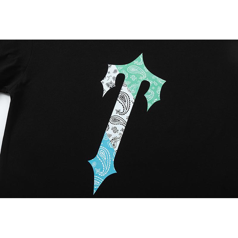 641 Trapstar London 2025 Sommer Neues hochwertiges Rundhals-T-Shirt aus Baumwolle in großer Größe für Männer und Frauen, Paar-T-Shirt