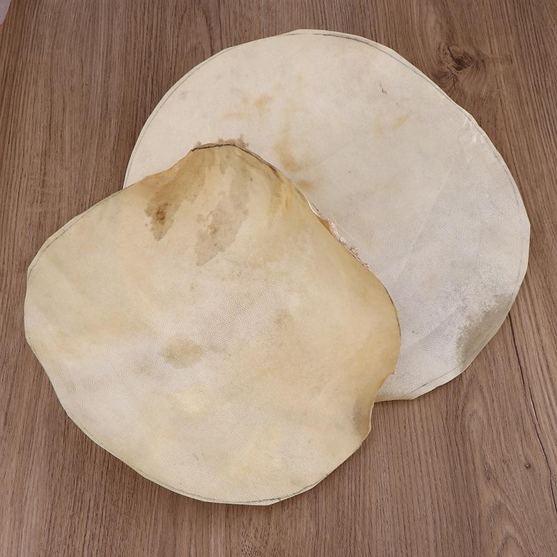 30/35CM Goat Skin Drum Head, Replacement Parts For African Drum, Bongo & Tambourine Percussion Instruments