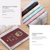 Storage Bag Marble Grain Travel Accessories PU Card Case Passport Holder Passport Protective Cover