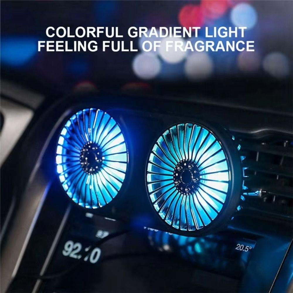 5 V Auto Ventilation Fan 360° Rotating Car Cooling Fan Portable Car Cooler Car Air Outlet