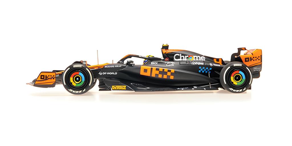 Minichamps Scale McLaren F1 Team MCL60 2023 F1 Japanese Grand Prix 2nd Place Norris 1/43 #4 L. [Resin]