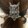 Halloween Theme 3D Owl Skull Hair Rope for Adult Female Teens Punk Hairband Dark Series Festival Hair Band Accessories