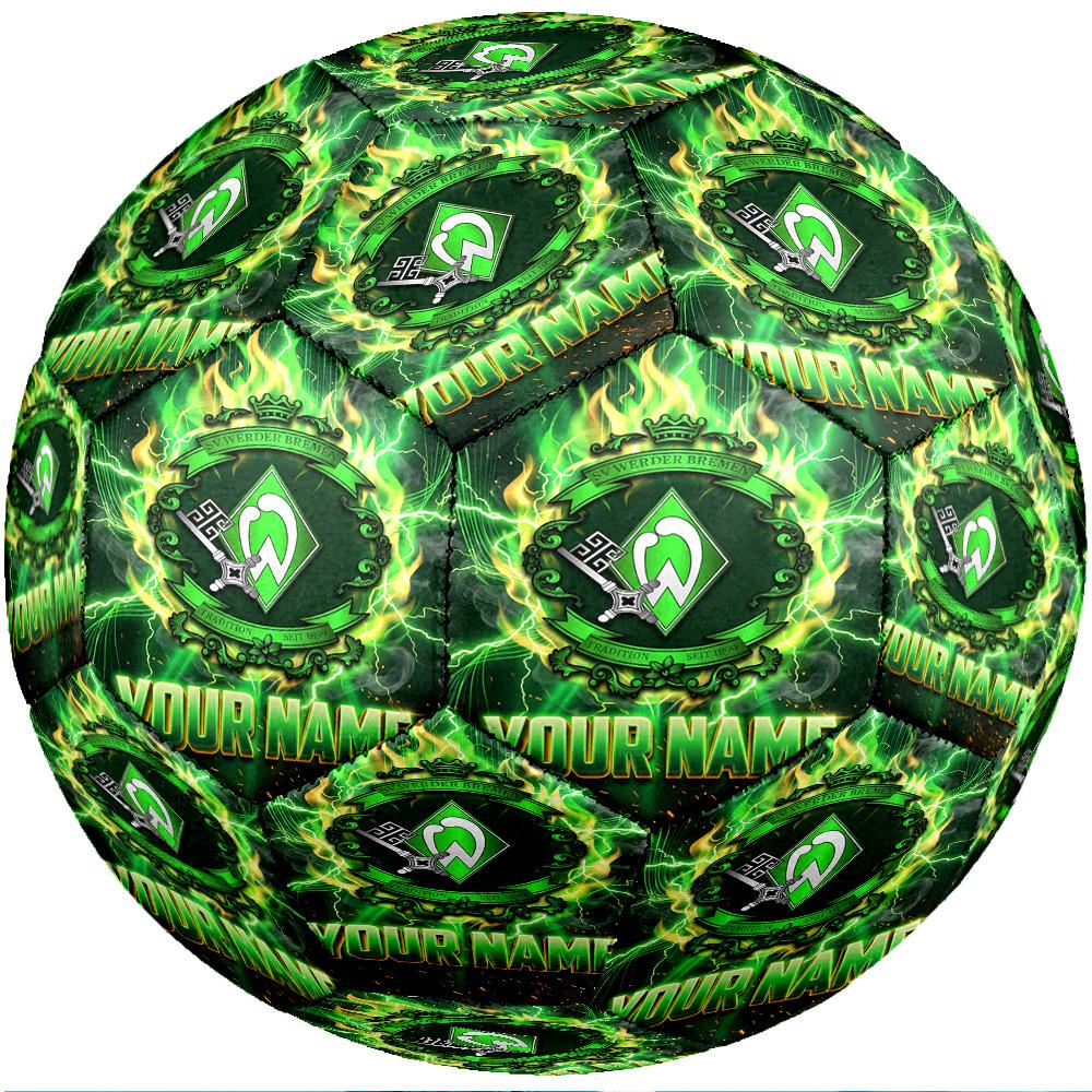 Werder Bremen FC Fashion Size 5 Football Wearproof Non‑Slip Soccer Ball For Sports Training Entertainment Use