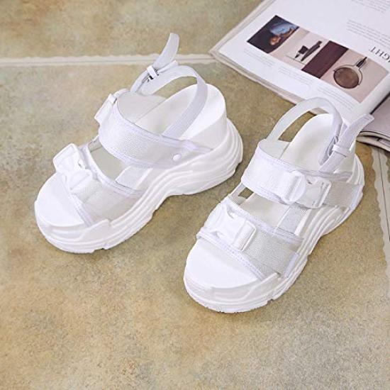 Platform Sports Sports Easy To Walk In [D.IIZOO] Women's Sandals, Sandals, Sandals, Summer, Anti-Slip, Sandals, Velcro, Sports, Women's Shoes,