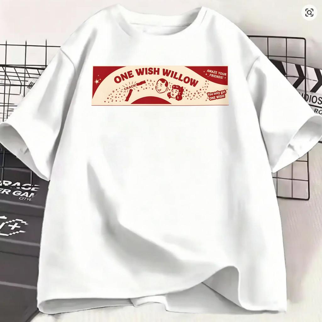 Obsession Film 2026 Baumwoll-T-Shirt Für Unisex Sommer Ein Wunsch Weide Lustige T-Shirts Rundhals Harajuku Shirts Übergröße Lässige Tops