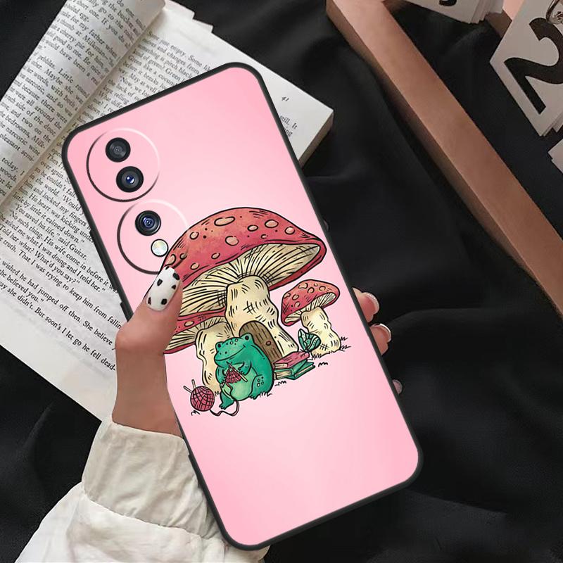 Cottagecore Frog Aesthetic For Honor Magic 8 6 7 Pro Case For Honor X9d X9c X9b X9a X8c X8b 200 400 50 70 90 Lite Win RT
