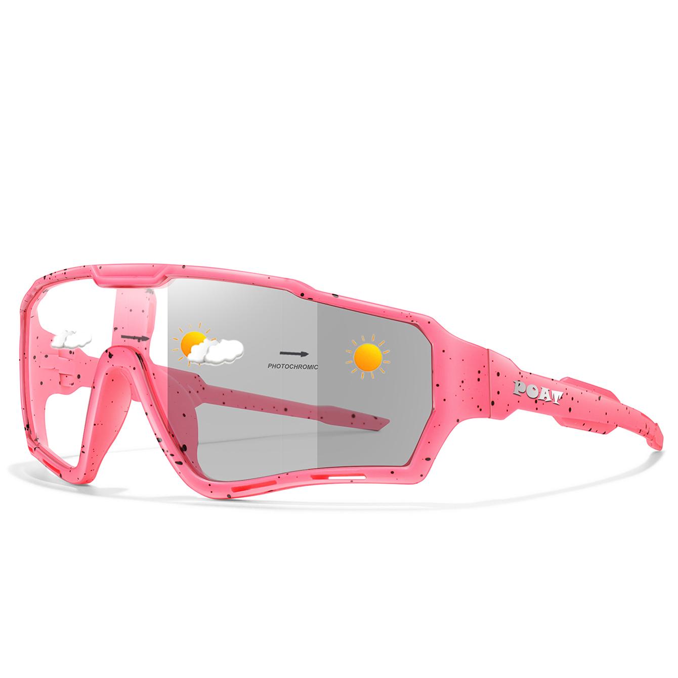 

POAT Brand Unisex Photochromic Sunglasses Windproof Casual Shades for Outdoor Sports Fishing Running Hiking MTB Cycling