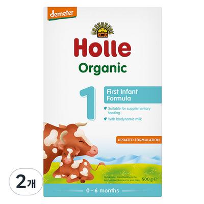 Leche en Polvo Orgánica Holle Etapa 1 0~6 meses, 500g, 2 unidades