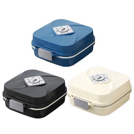 Pill Box with Sealing Ring And 7 Compartments Organizer Moisture Protection