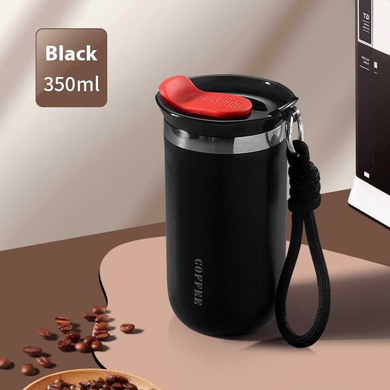 A Dual-purpose CoffeeHigh Appearance Standards Sealed and Leak-proof 304 Stainless Steel Insulated Cup Portable with A Handle