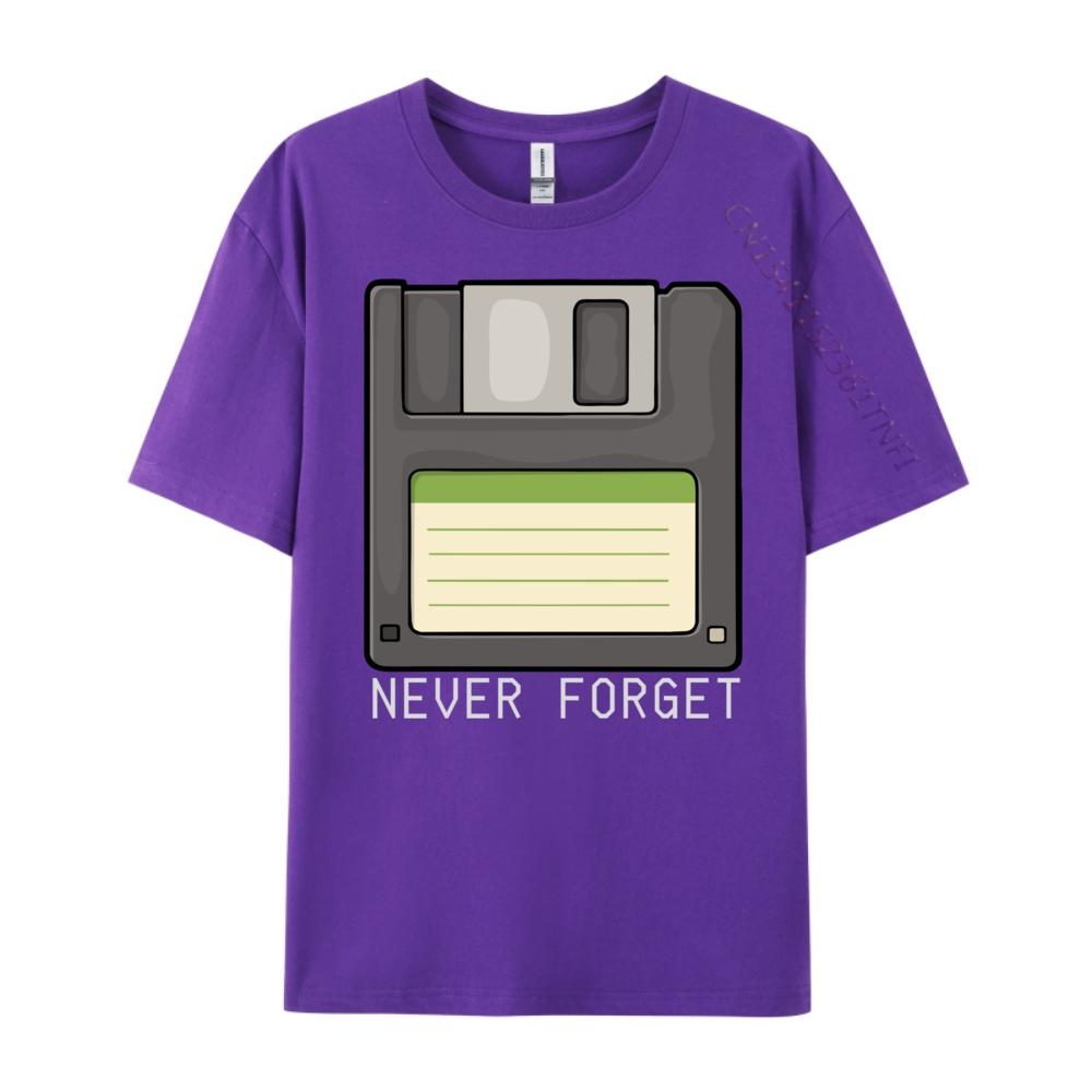 Funny Floppy Disk For Never Forget Computer T Shirt Men 100 Cotton Anime National Flag Day Graphic Tshirts