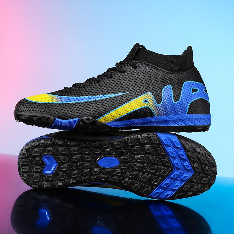 New Men Football Boots Grass Cleats High-top Non-Slip Soccer Shoes Futsal Sneakers High-quality Match Indoor Hot-selling Outdoor