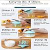 Egg Beater Hand Mixer Semi-Automatic Egg Whisk Milk Frother Handheld Egg Mixer Hand Cranked To Beat Egg Whites Baking Tool