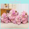 Pink Rose Stitch Plush Toy Stuffed Animal Doll Cartoon Decoration Gift Kids