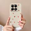 Cover For Xiaomi 14T 5G Case Fashion Love Heart Pattern Funda Shockproof Soft Silicone Phone Bags For Xiaomi 14T Pro Bumper Capa