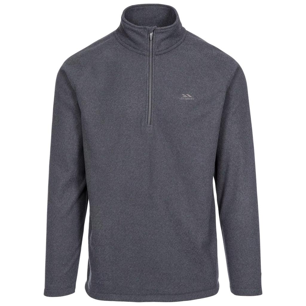 TRESPASS Mens Keynote Anti Pilling 1/4 Zip Fleece Top